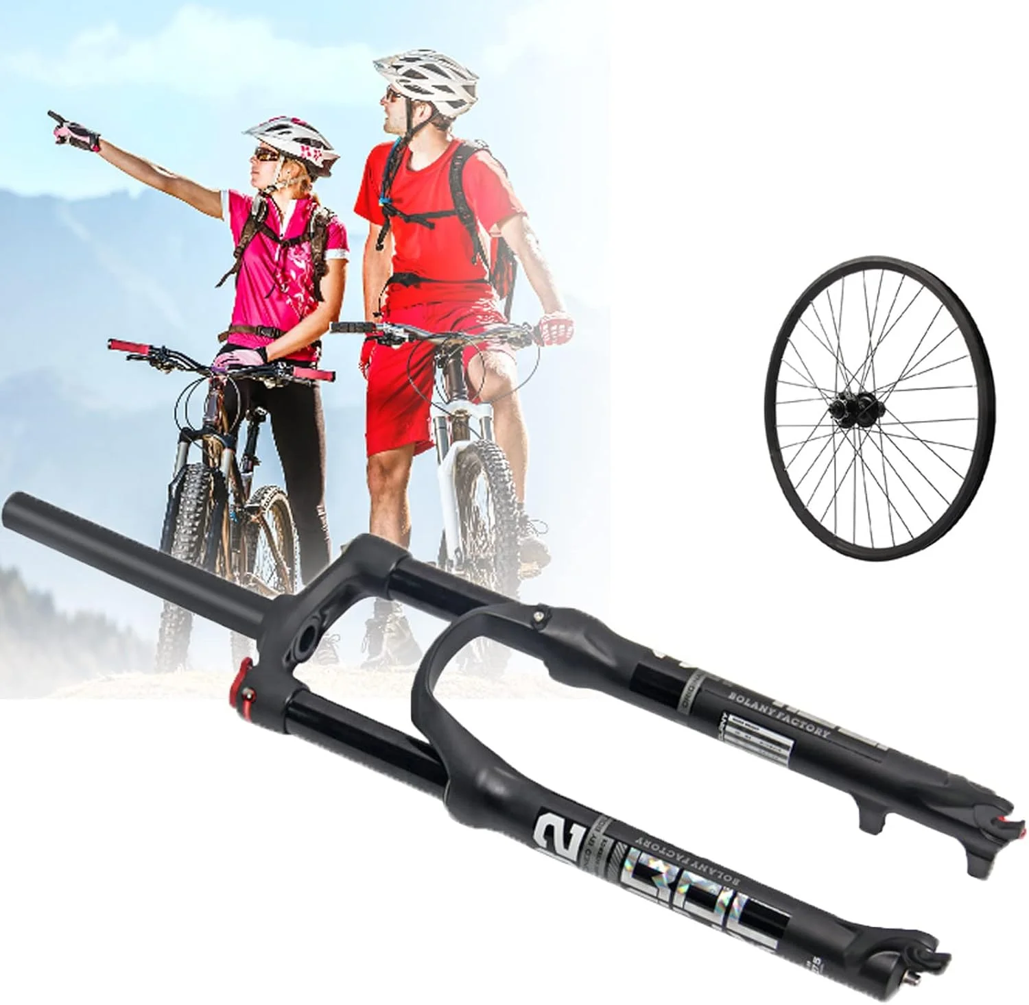 دوشاخ دوچرخه کوهستان سایز 26 اینچ با فنربندی و عرض 150 میلیمتر مناسب برای لاستیکهای پهن 4.8 اینچی و کمک فنر بادی، مشکی - 26 اینچ (مشکی، 26 اینچ) دوشاخ دوچرخه کوهستان سایز 26 اینچ با فنربندی و عرض 150 میلیمتر مناسب برای لاستیکهای پهن 4.8 اینچی و کمک فنر بادی، مشکی - 26 اینچ (مشکی، 26 اینچ)