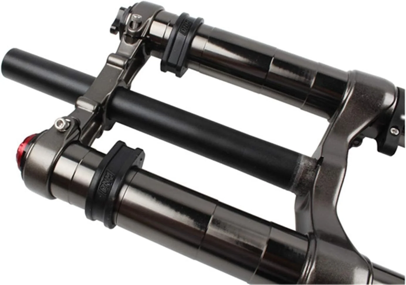 دوشاخ جلوی دوچرخه قطعات دوچرخه دوشاخ تعلیق دوچرخه کوهستان هوا مدل USD-8 DH دانهیل دوشاخ DH FR QR رهاسازی سریع دوشاخ دوچرخه کوهستان برای لوازم جانبی دوچرخه (نیکل مشکی)