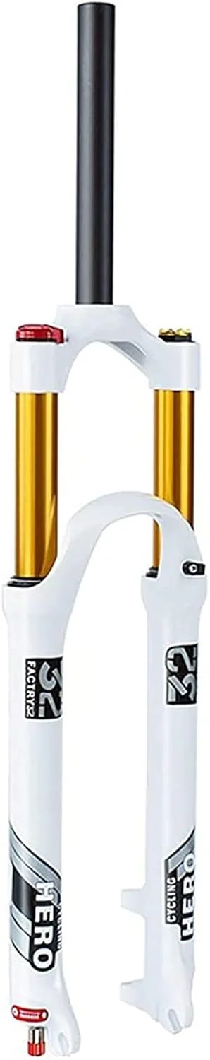 دوشاخ جلوی دوچرخه برفی آلیاژ آلومینیوم گازی برای لوازم جانبی دوچرخه تایر، لوله مستقیم دستی - 26 اینچ (لوله مستقیم دستی، 26 اینچ)