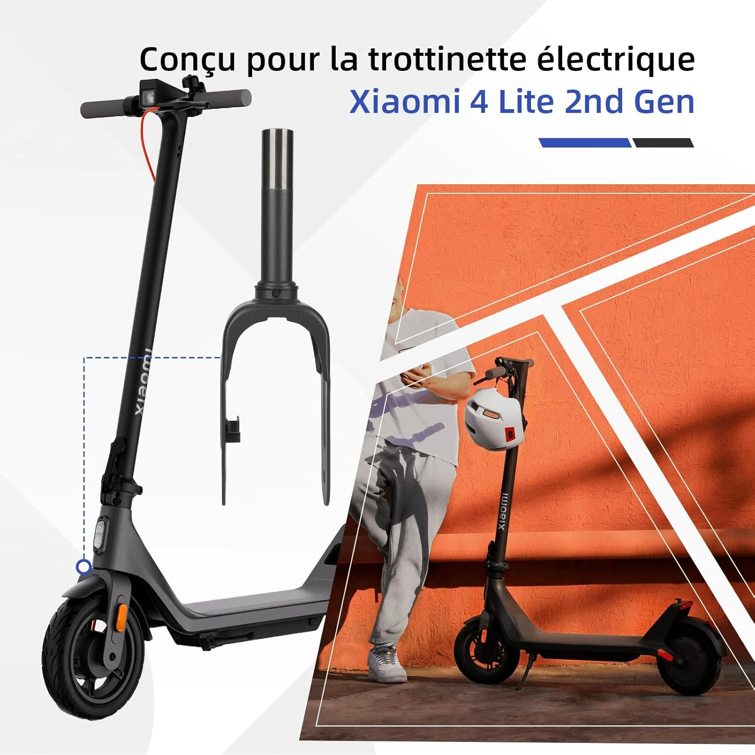 لوازم جانبی کمک فنر تعلیق جلوی ulip برای اسکوتر برقی شیائومی 4 لایت نسل 2