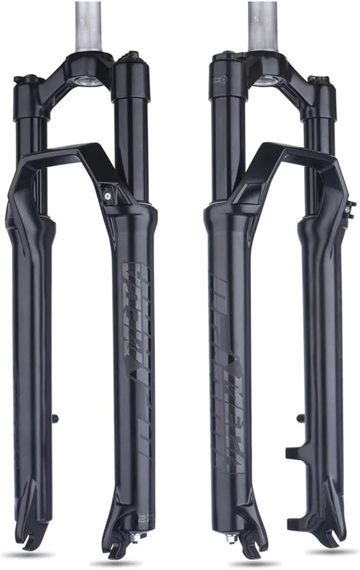 دوشاخ کمک فنر دوچرخه سایز 27.5/29 اینچ، 80 میلی متر بازی، لوله عمودی بدون رزوه 1-1/8، دوشاخ جلوی کوهستان، کنترل روی دوشاخ