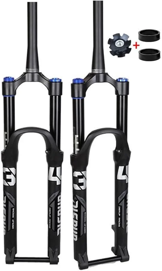 دوشاخ تعلیق دوچرخه سایزهای 26/27.5/29 اینچ مناسب دوچرخه کوهستان با میله 1-1/8 اینچ صاف/مخروطی، محور 15 * 110 میلیمتر، قفل دستی، ترمز دیسکی با قابلیت تنظیم میرایی (مشکی-مخروطی) دوشاخ تعلیق دوچرخه سایزهای 26/27.5/29 اینچ مناسب دوچرخه کوهستان با میله 1-1/8 اینچ صاف/مخروطی، محور 15 * 110 میلیمتر، قفل دستی، ترمز دیسکی با قابلیت تنظیم میرایی (مشکی-مخروطی)