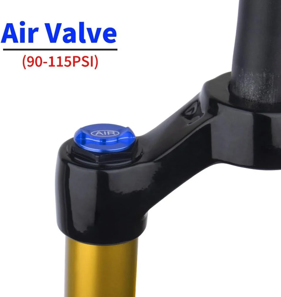 دوشاخ تعلیق دوچرخه 27.5/29 اینچ مناسب دوچرخه های کوهستانی با دامنه حرکت 100 میلی متر، 1-1/8 اینچ دوشاخ مستقیم ترمز دیسکی XC/AM 9 * 100mm QR دستی/کنترلی (مشکی-کنترلی، 27.5 اینچ) دوشاخ تعلیق دوچرخه 27.5/29 اینچ مناسب دوچرخه های کوهستانی با دامنه حرکت 100 میلی متر، 1-1/8 اینچ دوشاخ مستقیم ترمز دیسکی XC/AM 9 * 100mm QR دستی/کنترلی (مشکی-کنترلی، 27.5 اینچ)