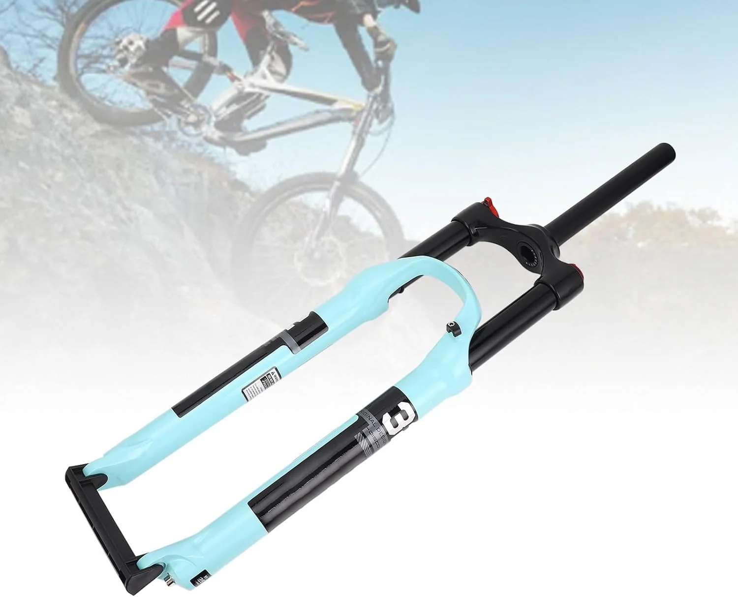 دوشاخ جلوی دوچرخه کوهستان، دوشاخ تعلیق بادی قابل تنظیم، آلیاژ منیزیم جاذب ضربه با پایداری بیشتر برای زمین های مختلف