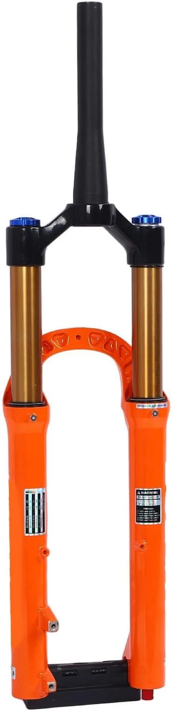 دوشاخ جلو دوچرخه کوهستان 27.5 اینچی آلیاژ آلومینیوم با سیستم تعلیق بادی و لوله 36 میلی‌متری برای کنترل و راحتی بیشتر