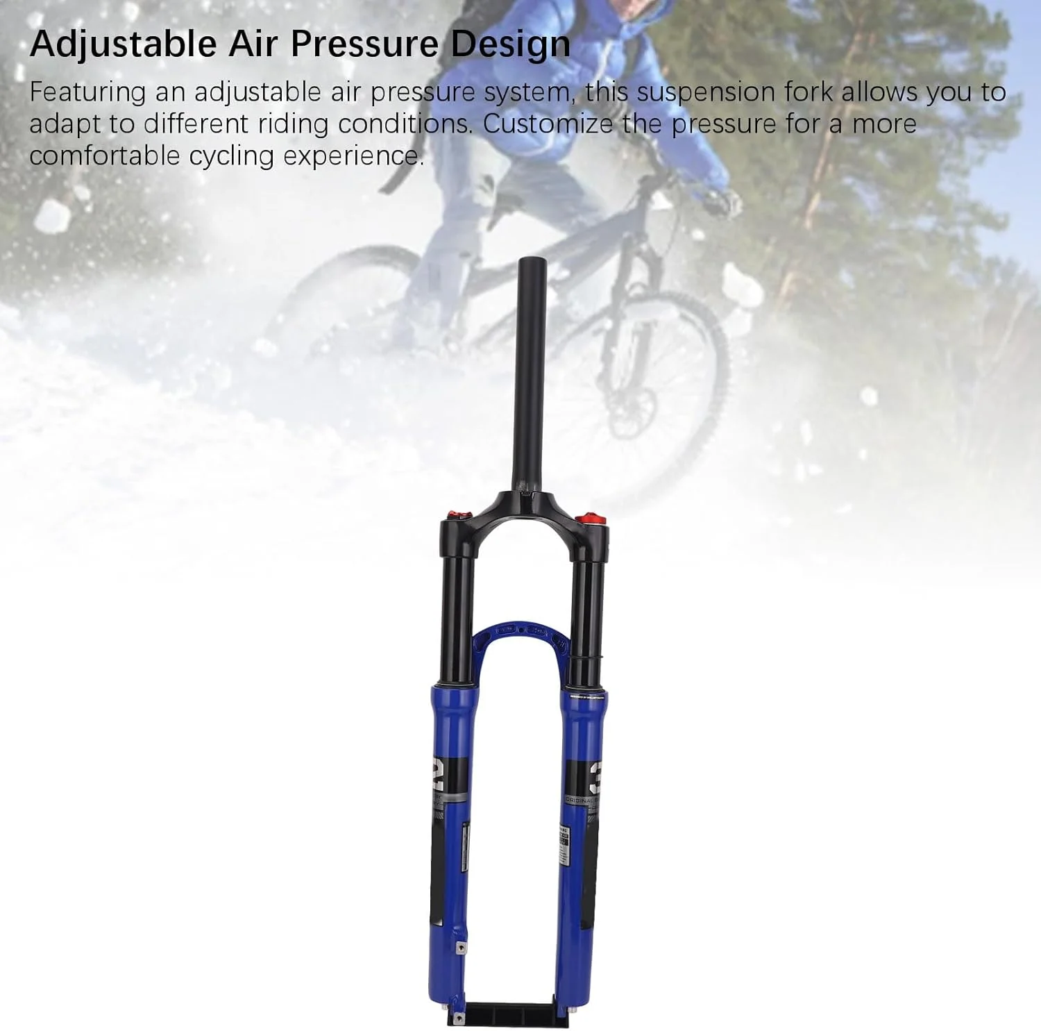 دوشاخ جلو کمک فنر دوچرخه 29 اینچی آلیاژی با قابلیت تنظیم فشار هوا و قفل شو برای دوچرخه سواری