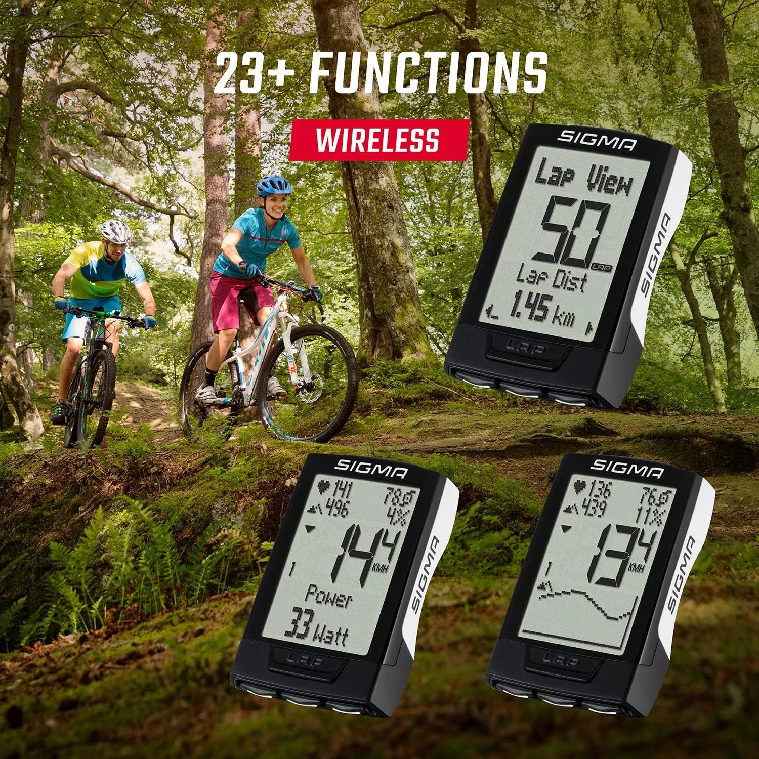 کامپیوتر دوچرخه سواری بی سیم دیجیتال سیگما BC 23.16 STS | ارتفاع سنج، سرعت و عملکردهای ضربان قلب برای دوچرخه سواران حرفه ای، ثبت تا 500 ساعت | صفحه نمایش برجسته، مقاوم در برابر آب IPX8، نسخه محدود سفید کامپیوتر دوچرخه سواری بی سیم دیجیتال سیگما BC 23.16 STS | ارتفاع سنج، سرعت و عملکردهای ضربان قلب برای دوچرخه سواران حرفه ای، ثبت تا 500 ساعت | صفحه نمایش برجسته، مقاوم در برابر آب IPX8، نسخه محدود سفید