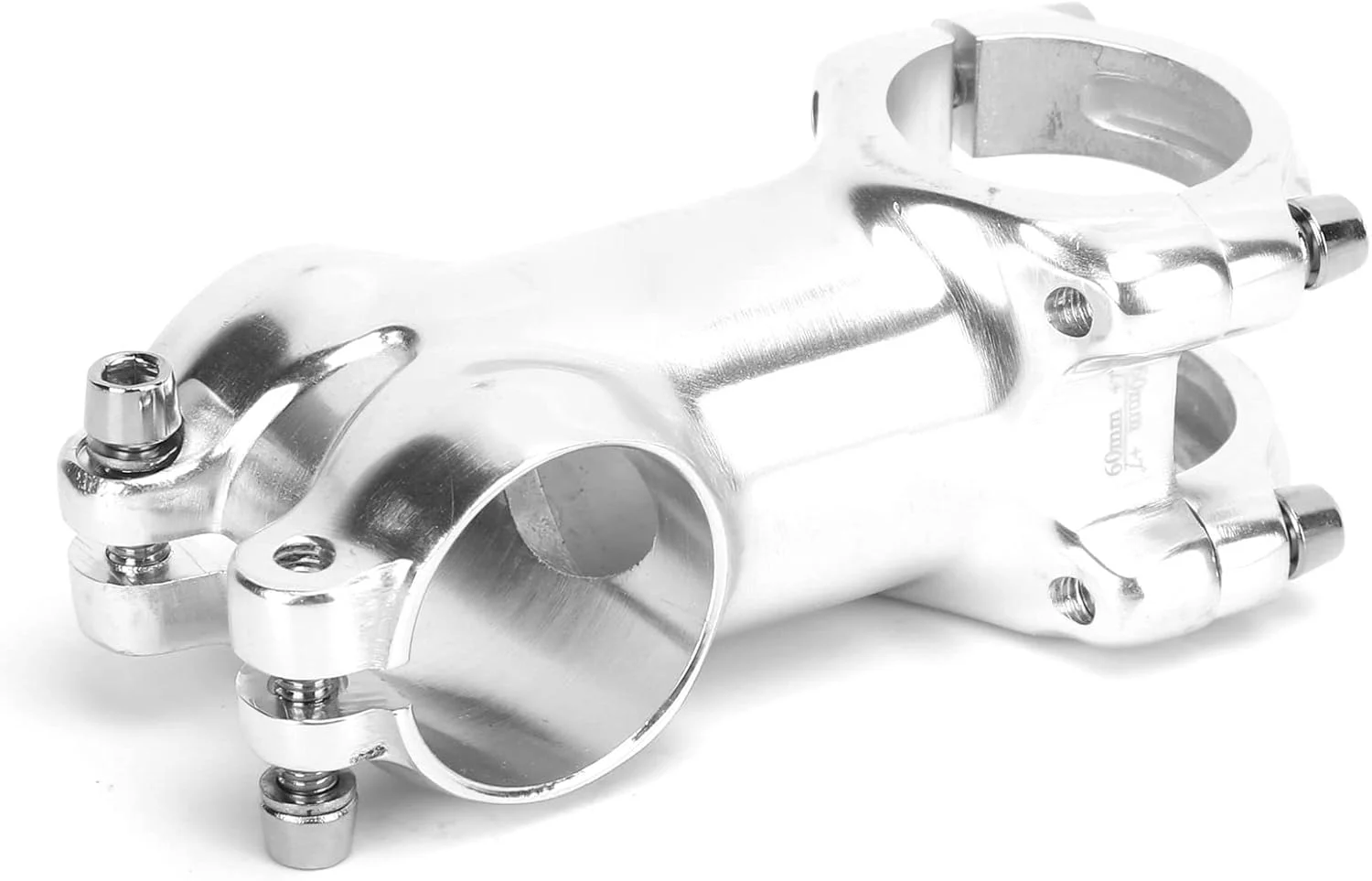 کرپی فرمان نقره ای 31.8 میلی متری Cryfokt برای دوچرخه های کورسی، نصب آسان و پایدار برای علاقه مندان به دوچرخه سواری، جنس آلیاژ آلومینیوم