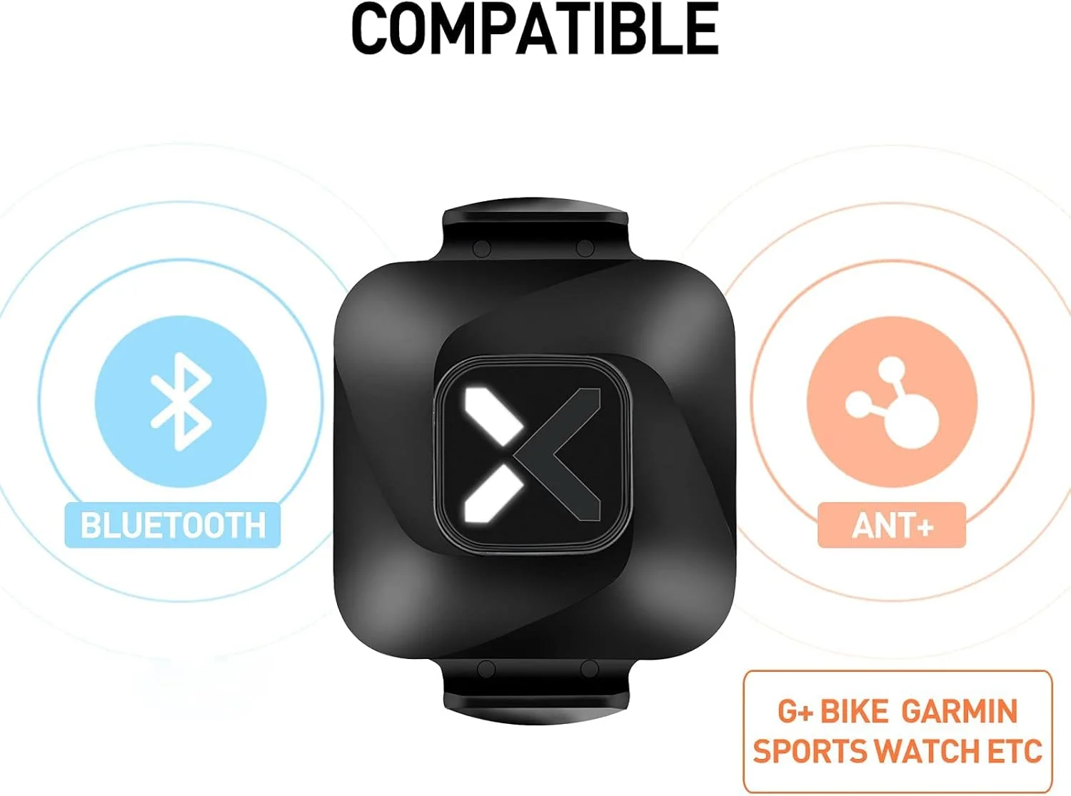 سنسور سرعت/دور موتور MAKINGTEC ANT+، بلوتوث 4.0، کامپیوتر دوچرخه بی سیم IPX7 دو حالته داخلی/خارجی، سنسور RPM برای دوچرخه جاده، دوچرخه ثابت، MTB، سازگار با Wahoo Fitness Zwift Strava سنسور سرعت/دور موتور MAKINGTEC ANT+، بلوتوث 4.0، کامپیوتر دوچرخه بی سیم IPX7 دو حالته داخلی/خارجی، سنسور RPM برای دوچرخه جاده، دوچرخه ثابت، MTB، سازگار با Wahoo Fitness Zwift Strava