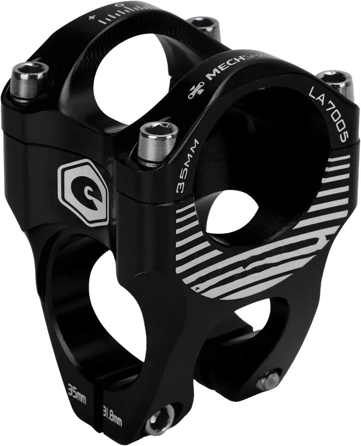 اتصال فرمان دوچرخه شیکریس 31.8 میلی متر، گیره/نگهدارنده جهانی فرمان کوتاه از آلیاژ آلومینیوم مستحکم برای دوچرخه های کوهستانی و جاده ای