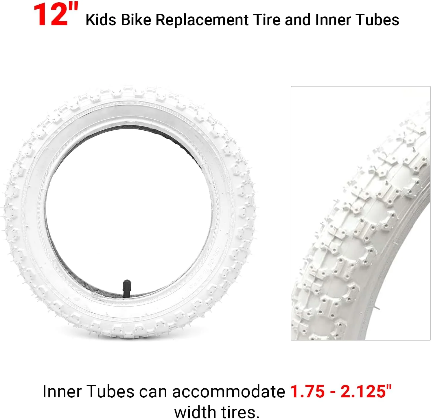 لاستیک و تیوپ جایگزین دوچرخه بچه گانه CALPALMY در اندازه های 12، 14، 16، 18 و 20 اینچ (2 ست) - سازگار با RoyalBaby، Joystar، Dynacraft و غیره - ساخته شده از لاستیک بوتیل درجه یک لاستیک و تیوپ جایگزین دوچرخه بچه گانه CALPALMY در اندازه های 12، 14، 16، 18 و 20 اینچ (2 ست) - سازگار با RoyalBaby، Joystar، Dynacraft و غیره - ساخته شده از لاستیک بوتیل درجه یک