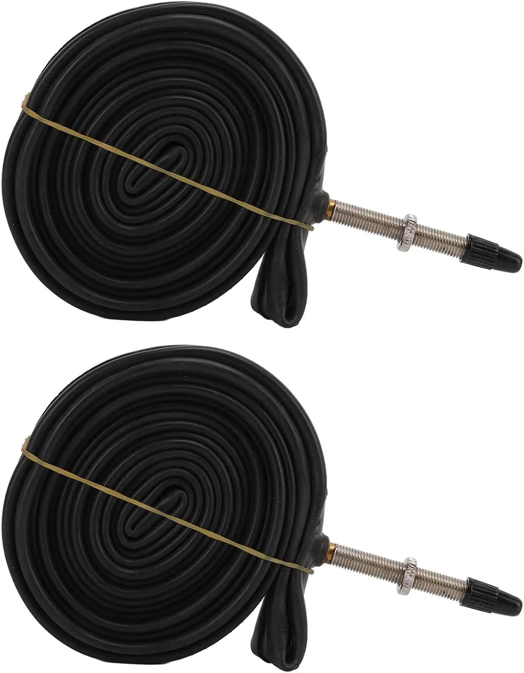 تیوب داخلی دو عددی CHICIRIS 700x23C با والف برای سواری راحت، سازگار با لاستیک های 700c، ایده آل برای دوچرخه های کوهستانی و جاده ای تیوب داخلی دو عددی CHICIRIS 700x23C با والف برای سواری راحت، سازگار با لاستیک های 700c، ایده آل برای دوچرخه های کوهستانی و جاده ای