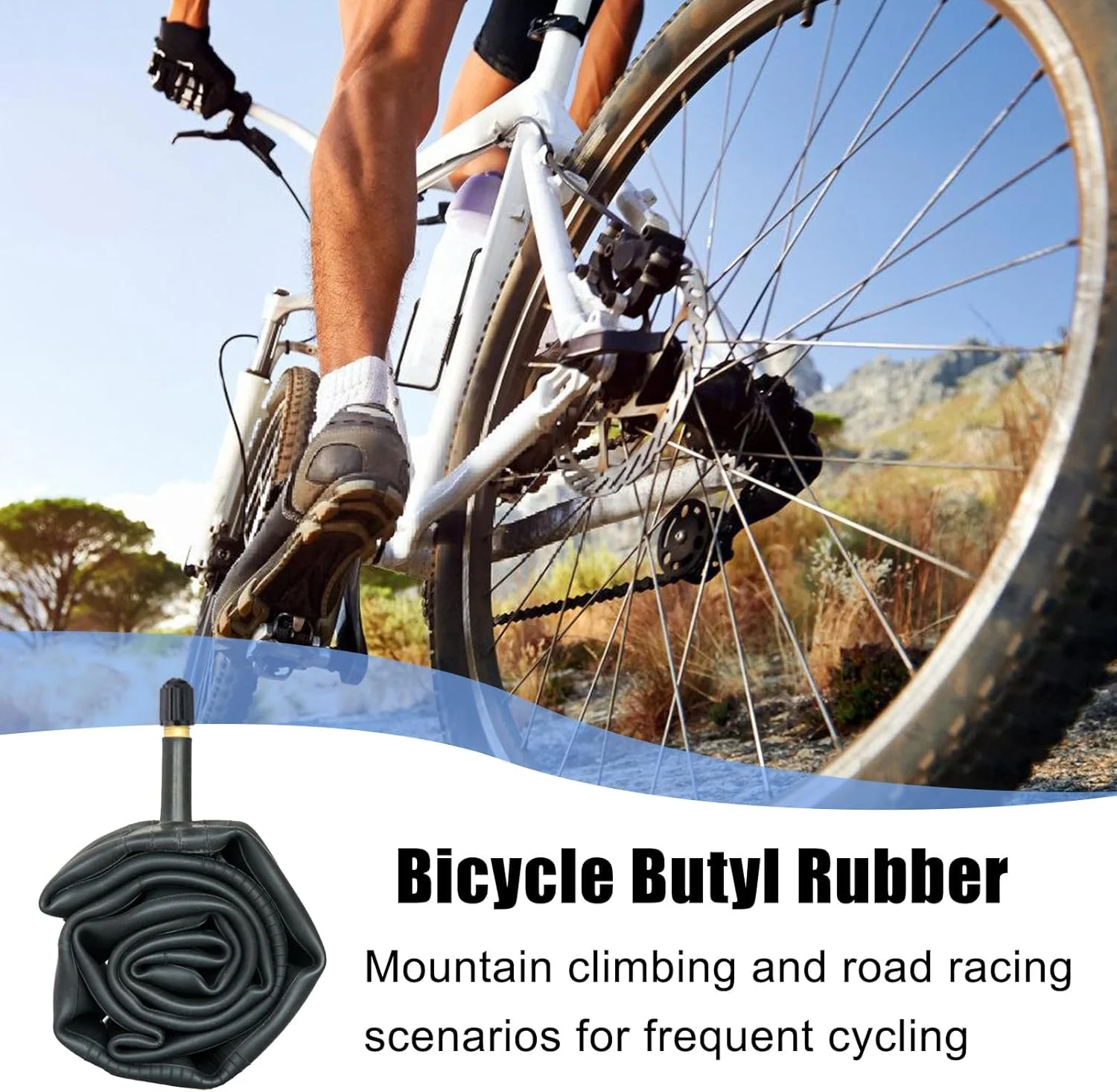 تیوب داخلی دوچرخه، تایر مقاوم در برابر پنچری، لاستیک بوتیل - برای جاده، تعمیرگاه، مسابقه، رفت و آمد، تمرین در فضای باز، کمپینگ و مسافرت تیوب داخلی دوچرخه، تایر مقاوم در برابر پنچری، لاستیک بوتیل - برای جاده، تعمیرگاه، مسابقه، رفت و آمد، تمرین در فضای باز، کمپینگ و مسافرت