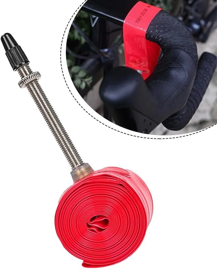 تیوپ داخلی دوچرخه فوق سبک از جنس ترموپلاستیک پلی یورتان برای دوچرخه‌های جاده‌ای 700X23/25/28C با والف فرانسوی و حفظ قوی هوا