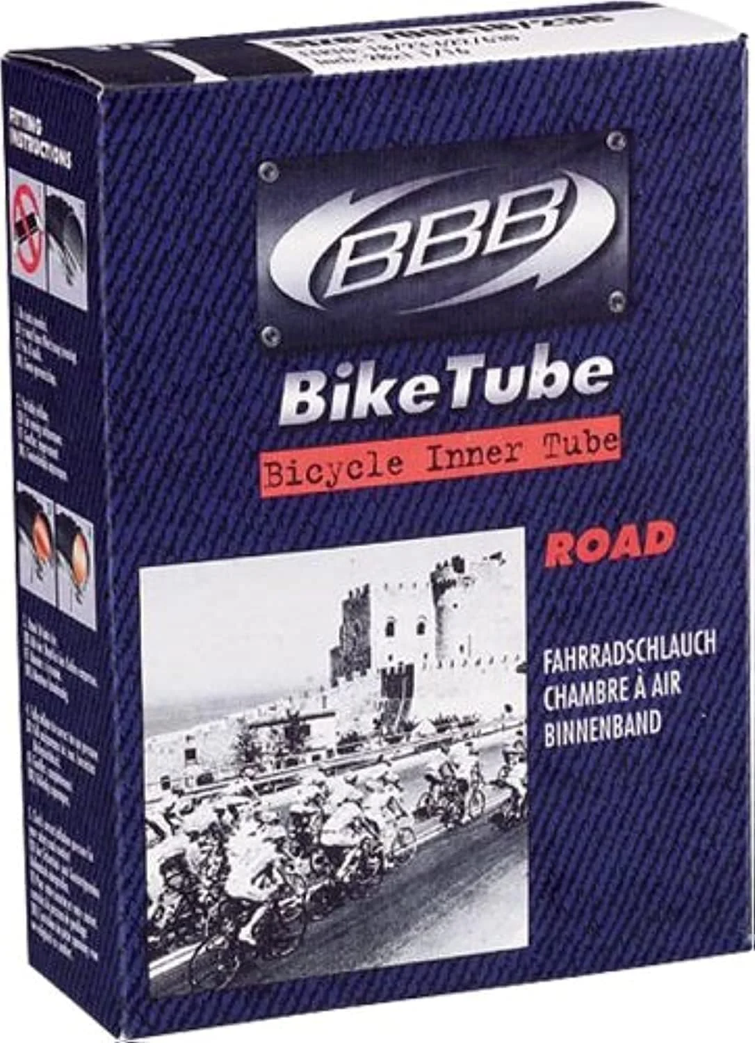 تیوب دوچرخه BBB - سایز 700x18-23C مدل Super Lite BTI-72، والف پرستا 48 میلی‌متری