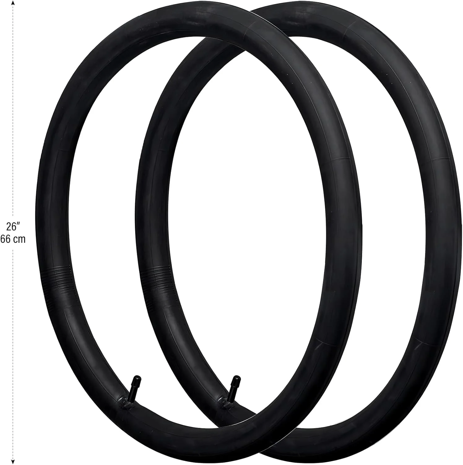 دو عدد تیوپ دوچرخه 26 اینچ، 26 x 1.75C/2.125 AV با والف شرادر 48mm 33mm، سازگار با تایر های کوهستانی 26x1.75 26x1.90 26x2.0 26x2.126 26x2.125 دو عدد تیوپ دوچرخه 26 اینچ، 26 x 1.75C/2.125 AV با والف شرادر 48mm 33mm، سازگار با تایر های کوهستانی 26x1.75 26x1.90 26x2.0 26x2.126 26x2.125