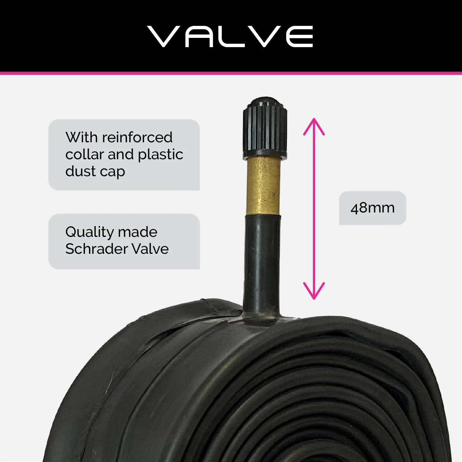 تیوب دوچرخه بالدوینز ۲۷.۵ اینچ، مناسب برای لاستیک های ۲.۲۰ تا ۲.۵۰ (مناسب برای لاستیک های ۲.۲۰، ۲.۲۵، ۲.۳۰، ۲.۳۵، ۲.۴۰، ۲.۵۰)، والف Schrader/Car Type تیوب دوچرخه بالدوینز ۲۷.۵ اینچ، مناسب برای لاستیک های ۲.۲۰ تا ۲.۵۰ (مناسب برای لاستیک های ۲.۲۰، ۲.۲۵، ۲.۳۰، ۲.۳۵، ۲.۴۰، ۲.۵۰)، والف Schrader/Car Type