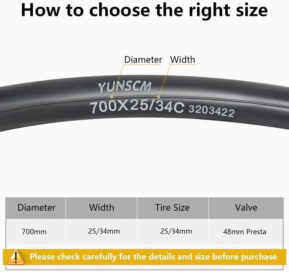 تیوب دوچرخه سنگین 700C سایز 25C/26C/28C/32C والف پرستا FV48 (25/34-622) سازگار با تیوب های داخلی دوچرخه 700x25C 700x26C 700x27C 700x28C 700x30C 700x32C 700x34C - بسته 2 عددی تیوب دوچرخه سنگین 700C سایز 25C/26C/28C/32C والف پرستا FV48 (25/34-622) سازگار با تیوب های داخلی دوچرخه 700x25C 700x26C 700x27C 700x28C 700x30C 700x32C 700x34C - بسته 2 عددی
