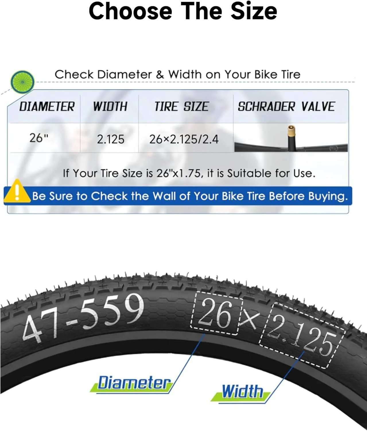 تیوب دوچرخه 26 اینچی - بسته 1 عددی تیوب دوچرخه 26 اینچی - بسته 1 عددی