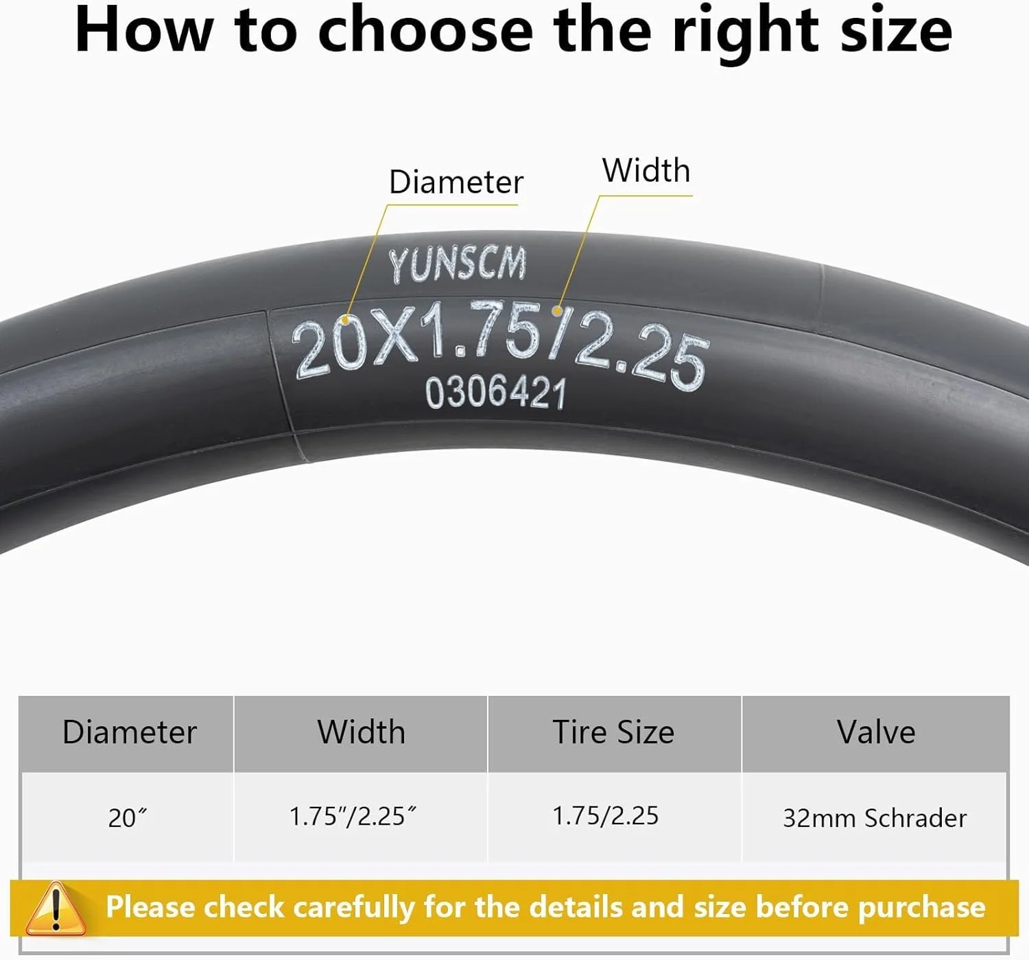 دو عدد تیوپ دوچرخه سایز 20 اینچ مقاوم، مناسب برای لاستیک های 20X1.75/1.95/2.125/2.25 با والف Schrader (AV) دو عدد تیوپ دوچرخه سایز 20 اینچ مقاوم، مناسب برای لاستیک های 20X1.75/1.95/2.125/2.25 با والف Schrader (AV)