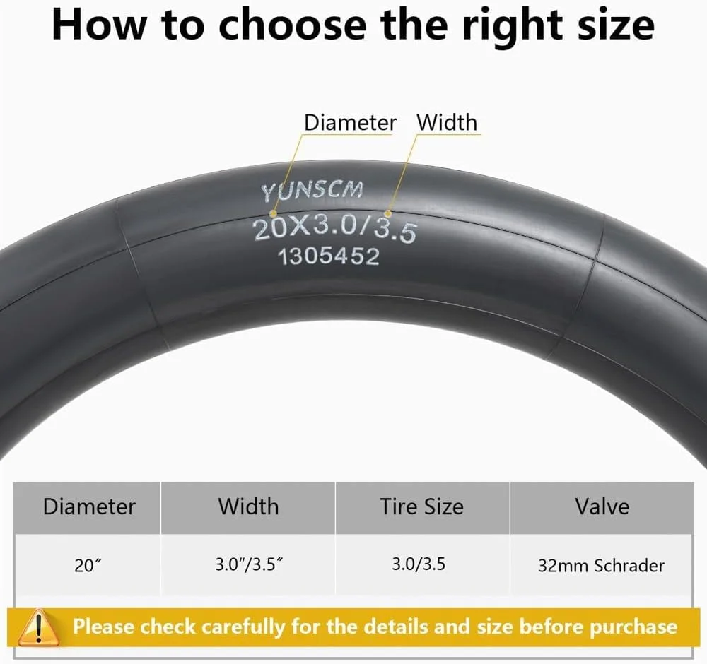 دو عدد تیوپ دوچرخه برقی سایز 20X3.0/3.50 با والف AV33mm دو عدد تیوپ دوچرخه برقی سایز 20X3.0/3.50 با والف AV33mm