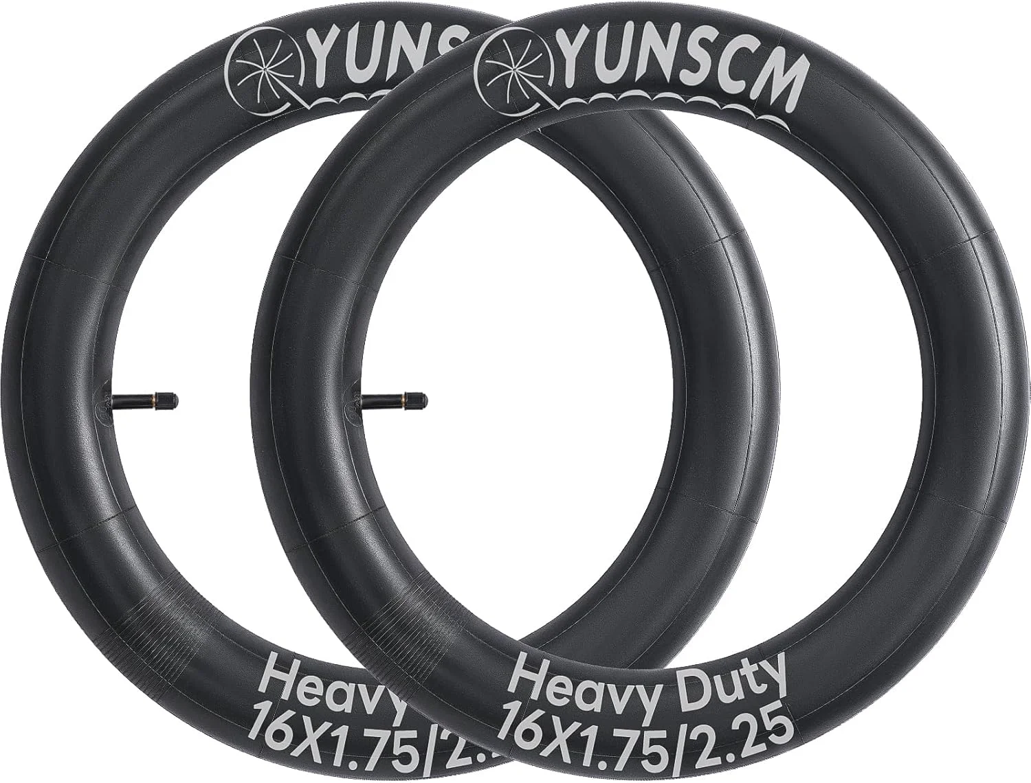 تیوب دوچرخه یون‌اس‌سی‌ام 47/57-305 سایز ۱۶ اینچ، مناسب برای لاستیک های 16x1.75/1.95/2.125 با والف AV32mm، سازگار با دوچرخه‌های سایز ۱۶ اینچ / دوچرخه کودک / دوچرخه برقی