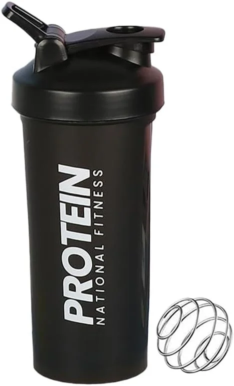 بطری شیکر پروتئین 650 میلی لیتری بدون BPA و ضد نشت برای باشگاه و ورزش، فنجان شیکر برای شیک های پروتئینی و مکمل ها
