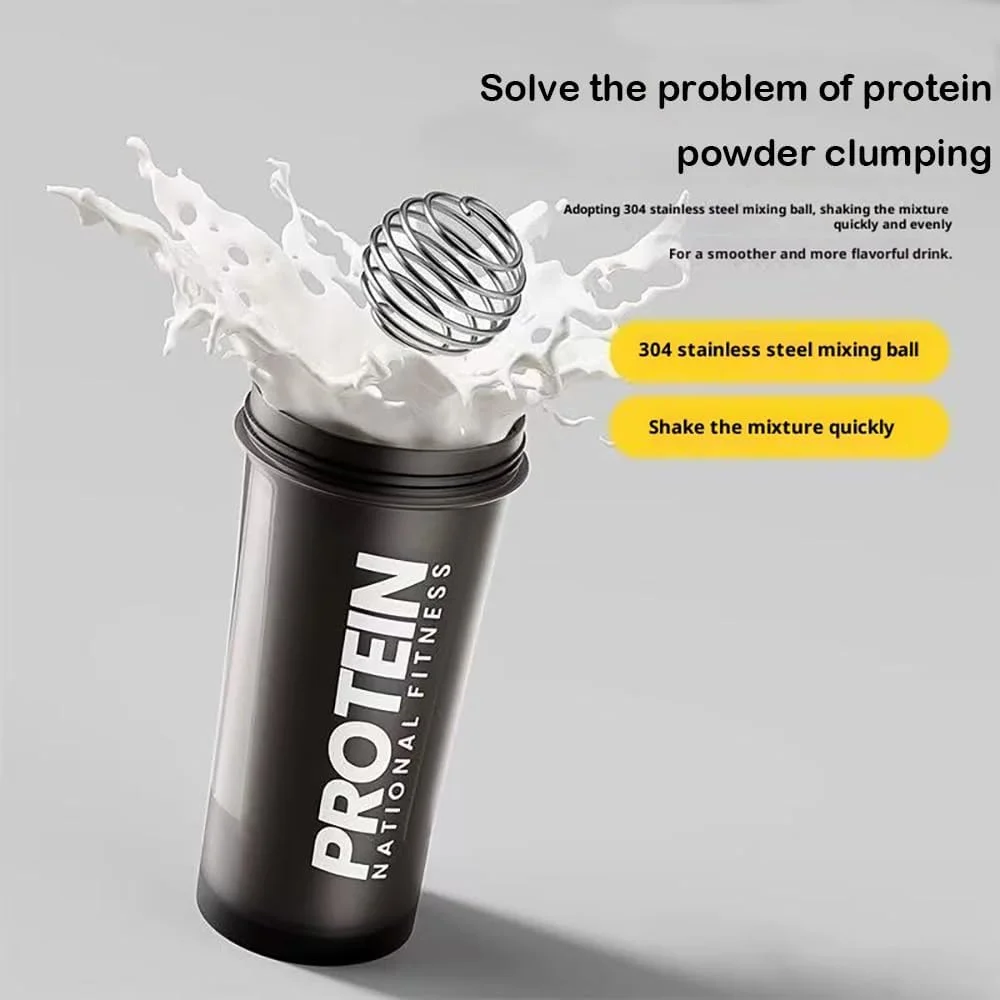 بطری شیکر پروتئین 650 میلی لیتری بدون BPA و ضد نشت برای باشگاه و ورزش، فنجان شیکر برای شیک های پروتئینی و مکمل ها بطری شیکر پروتئین 650 میلی لیتری بدون BPA و ضد نشت برای باشگاه و ورزش، فنجان شیکر برای شیک های پروتئینی و مکمل ها