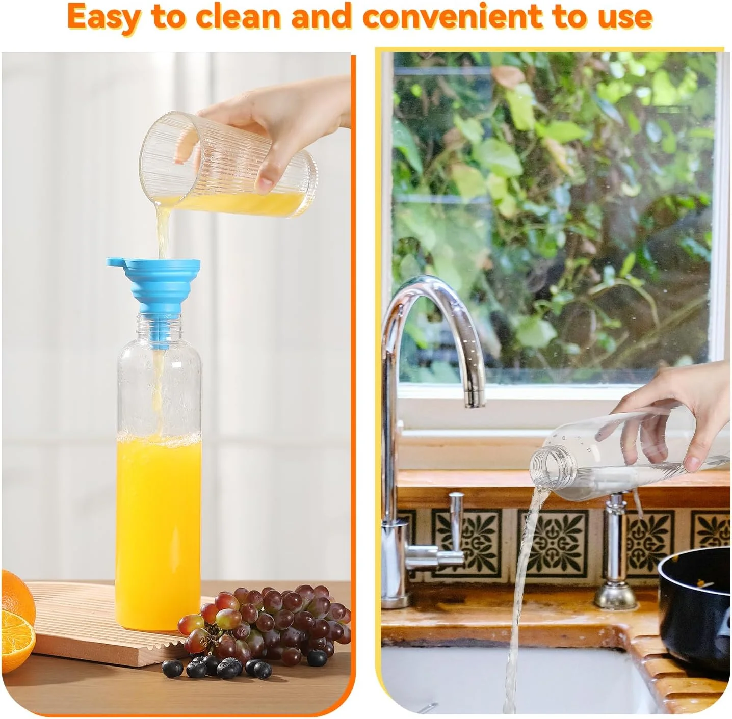 بطری آب شفاف 8 عددی با درب استیل ضد زنگ، 800 میلی لیتر، قابل استفاده مجدد، مناسب سفر و نگهداری نوشیدنی ها، آبمیوه و اسموتی (8 عدد) بطری آب شفاف 8 عددی با درب استیل ضد زنگ، 800 میلی لیتر، قابل استفاده مجدد، مناسب سفر و نگهداری نوشیدنی ها، آبمیوه و اسموتی (8 عدد)