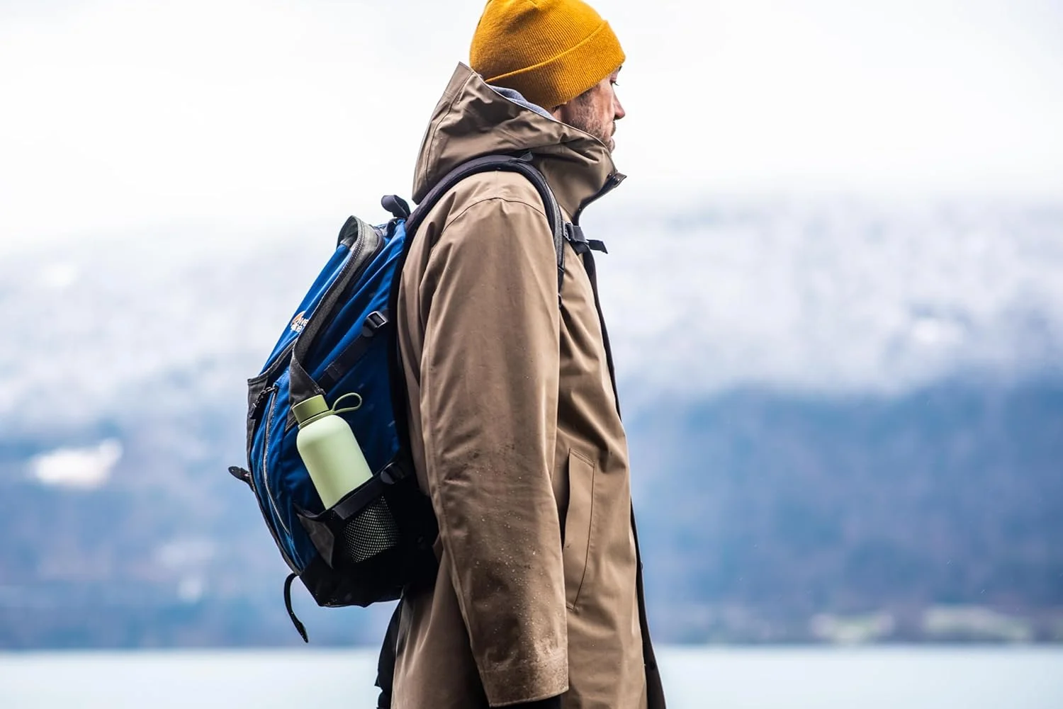 بطری آب دوجداره نرتوس مدل FIH Urban Series 1269 ظرفیت 500 میلی لیتر - نعنایی