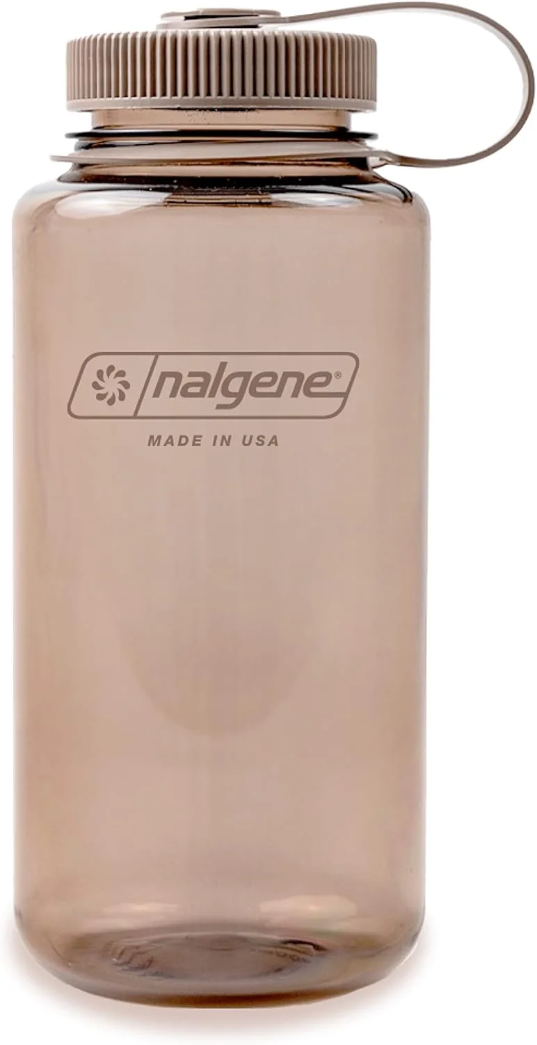 بطری آب Nalgene Sustain Tritan بدون BPA، ساخته شده از مواد مشتق شده از 50٪ ضایعات پلاستیکی (با استفاده از تراز جرم دارای گواهی ISCC)، 32 اونس، دهانه گشاد