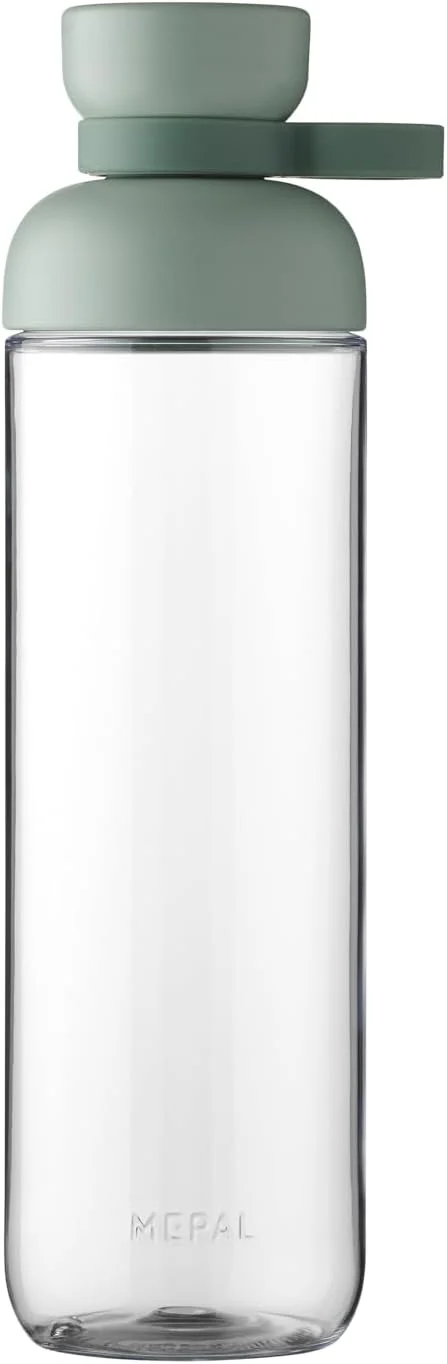 بطری آب بزرگ Mepal - Vita - دارای 2 دهانه برای راحتی بیشتر در نوشیدن - بطری آب قابل پر کردن - بطری آب ورزشی - 900 میلی لیتر - Nordic Sage