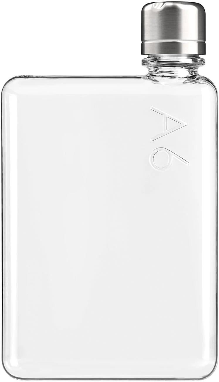 بطری آب ممو مدل A6 با حجم 375 میلی‌لیتر - بطری آب جمع و جور برای کیف و جیب‌های کوچک | بدون BPA از جنس تریتان | مدرن و مینیمالیستی | برای باشگاه و کار