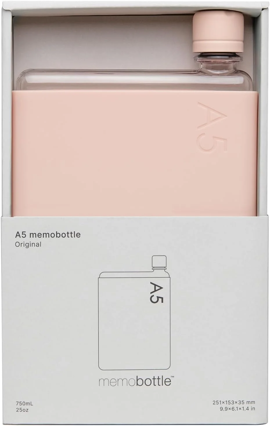 بسته بطری ممو مدل A5 (مرجانی کم رنگ) - 750 میلی لیتر - شامل بطری، روکش سیلیکونی و درب | بطری آب باریک برای کیف، کنار کتاب و لپ تاپ | تریتان فاقد BPA | مدرن و مینیمال بسته بطری ممو مدل A5 (مرجانی کم رنگ) - 750 میلی لیتر - شامل بطری، روکش سیلیکونی و درب | بطری آب باریک برای کیف، کنار کتاب و لپ تاپ | تریتان فاقد BPA | مدرن و مینیمال