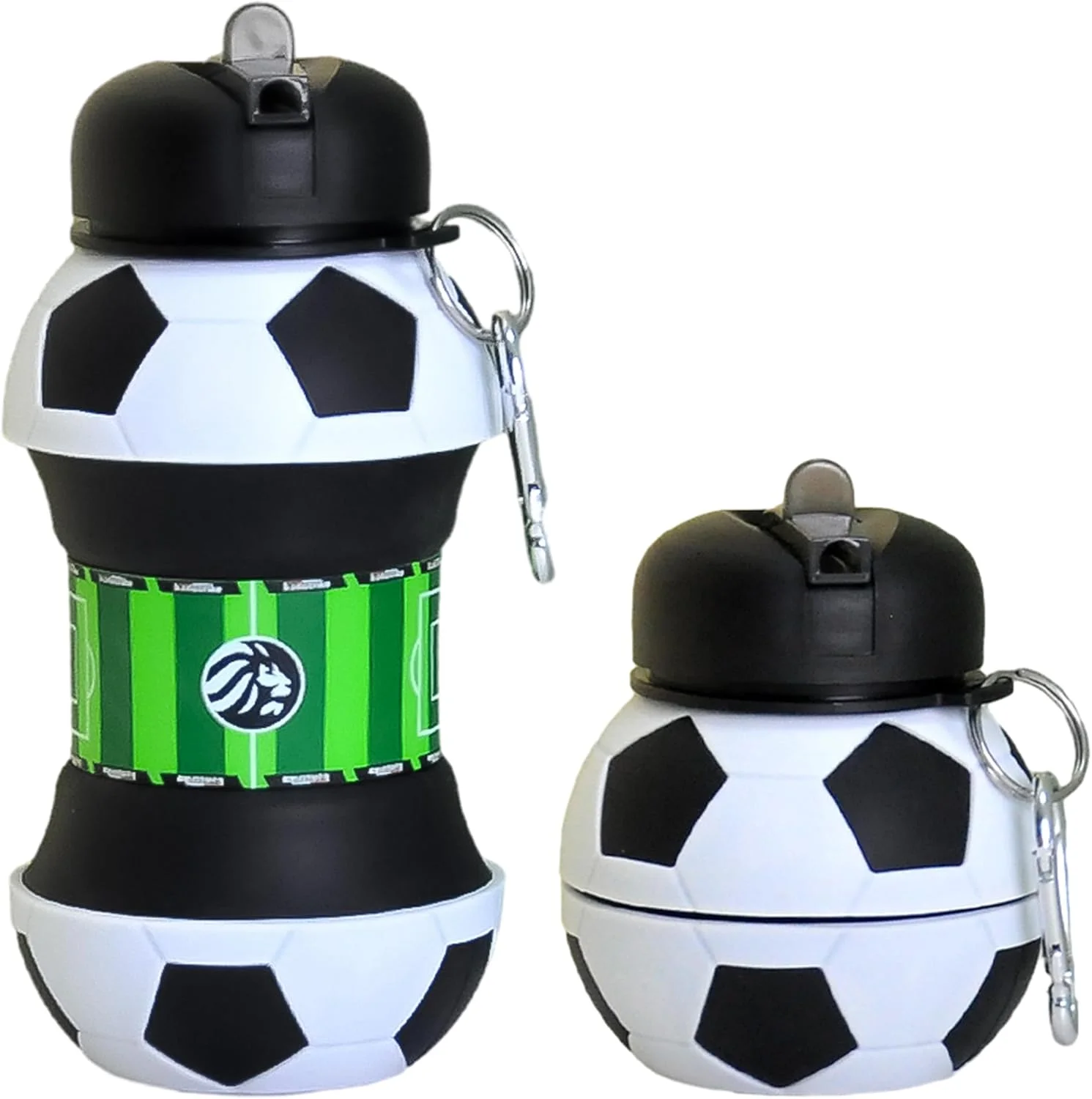 بطری آب ورزشی کودکانه Lionstrike، هدیه فوتبال برای پسران و دختران - بطری فوتبال تاشو (550 میلی لیتر) بطری آب ورزشی کودکانه Lionstrike، هدیه فوتبال برای پسران و دختران - بطری فوتبال تاشو (550 میلی لیتر)