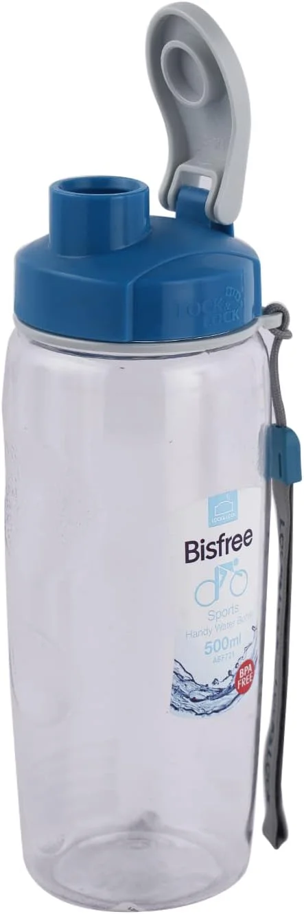بطری ورزشی دستی 500 میلی لیتری LocknLock Bis Free – پلاستیک تریتان بادوام، بدون BPA و شفاف بطری ورزشی دستی 500 میلی لیتری LocknLock Bis Free – پلاستیک تریتان بادوام، بدون BPA و شفاف