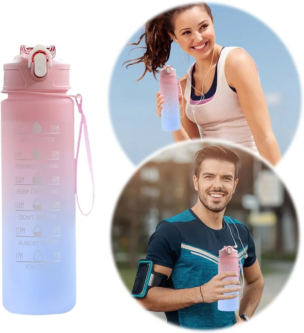 بطری آب ورزشی، بطری آب دوچرخه با نشانگر زمان و فیلتر، بطری آب ضد نشت، مناسب برای نوشیدنی های گازدار، سبک وزن، ضد ضربه، بطری ورزشی برای استفاده در فضای باز برای دوچرخه بطری آب ورزشی، بطری آب دوچرخه با نشانگر زمان و فیلتر، بطری آب ضد نشت، مناسب برای نوشیدنی های گازدار، سبک وزن، ضد ضربه، بطری ورزشی برای استفاده در فضای باز برای دوچرخه