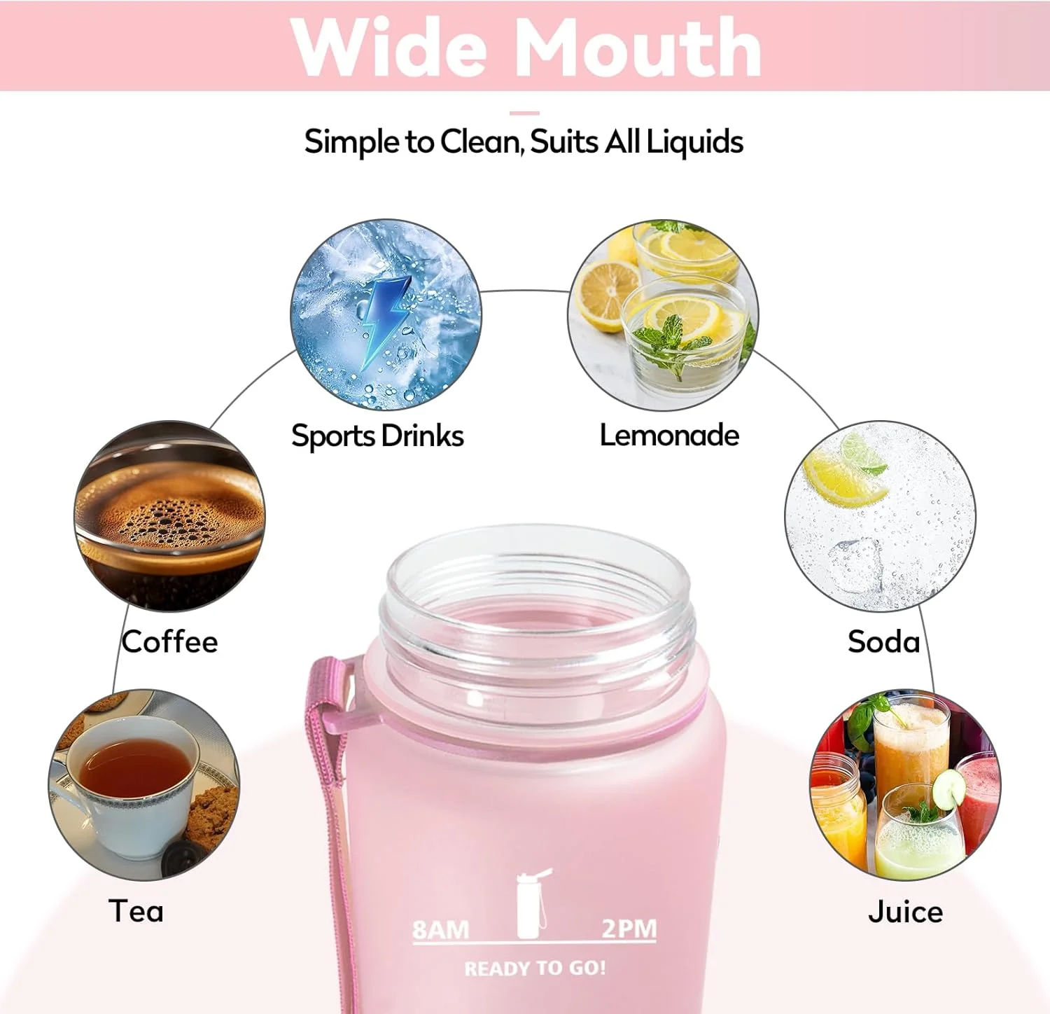 بطری آب ورزشی 1 لیتری با فیلتر، ضد نشت و قابل استفاده مجدد، بطری آب انگیزشی با نشانگر زمان، تمیز کردن آسان، بطری برای مسافرت، پیاده روی، دوچرخه سواری، تناسب اندام، سفر بطری آب ورزشی 1 لیتری با فیلتر، ضد نشت و قابل استفاده مجدد، بطری آب انگیزشی با نشانگر زمان، تمیز کردن آسان، بطری برای مسافرت، پیاده روی، دوچرخه سواری، تناسب اندام، سفر