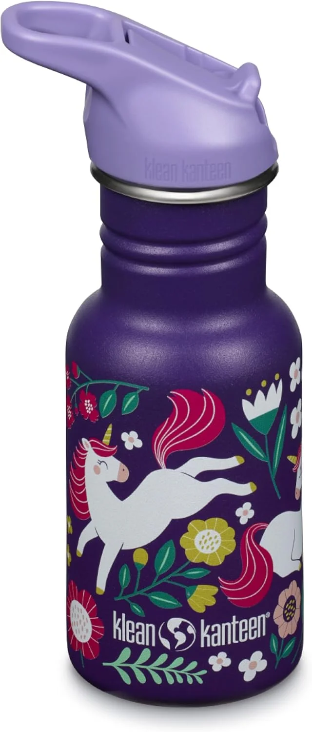 بطری آب باریک کلاسیک Klean Kanteen (ورزشی تاشو) 1011206، با درب نوشیدنی استیل، بنفش، حجم 355 میلی لیتر بطری آب باریک کلاسیک Klean Kanteen (ورزشی تاشو) 1011206، با درب نوشیدنی استیل، بنفش، حجم 355 میلی لیتر