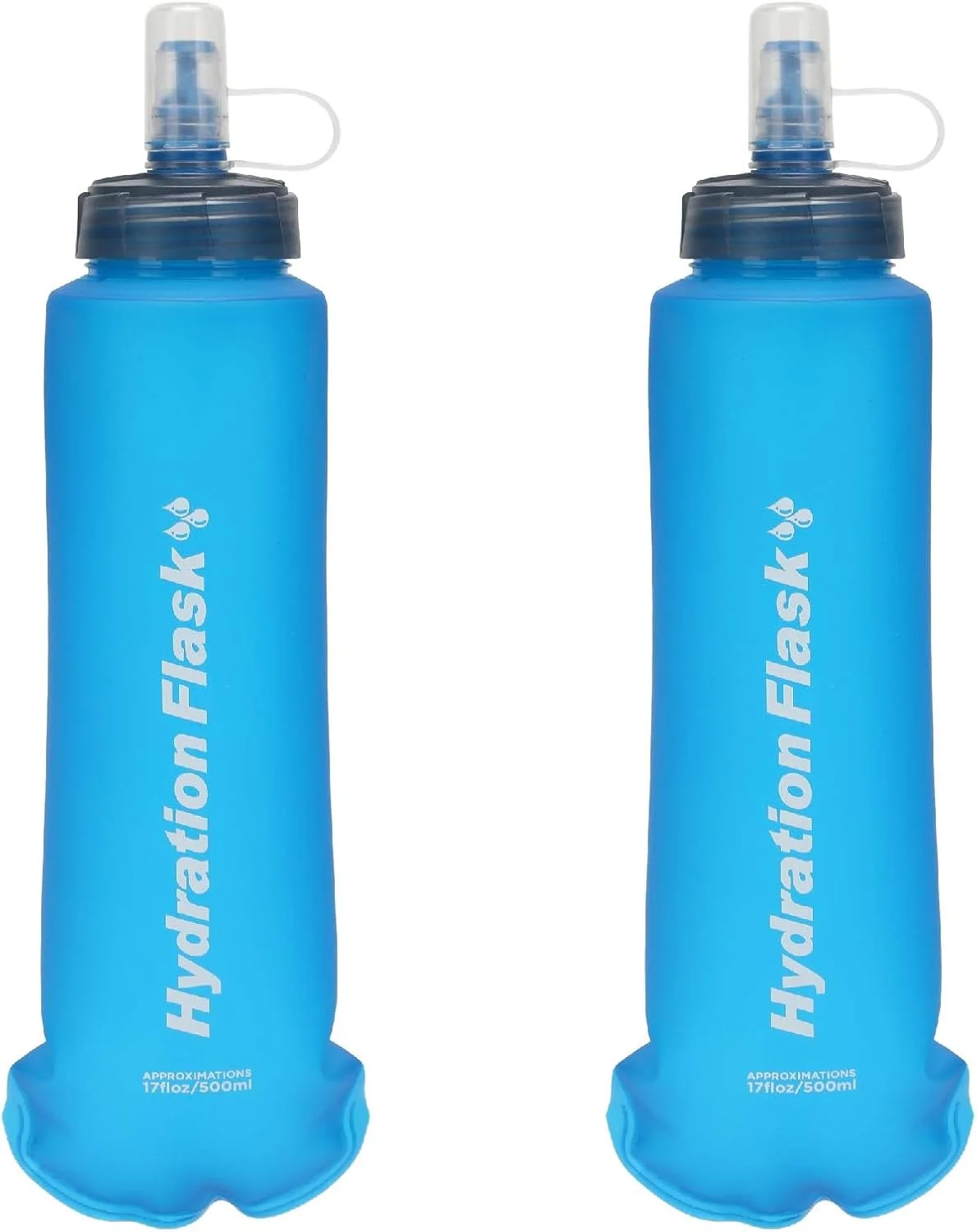 بطری آب تاشو نرم JEELAD، ایده آل برای دویدن، پیاده روی و دوچرخه سواری (آبی TPU-500ml-2 عدد) بطری آب تاشو نرم JEELAD، ایده آل برای دویدن، پیاده روی و دوچرخه سواری (آبی TPU-500ml-2 عدد)