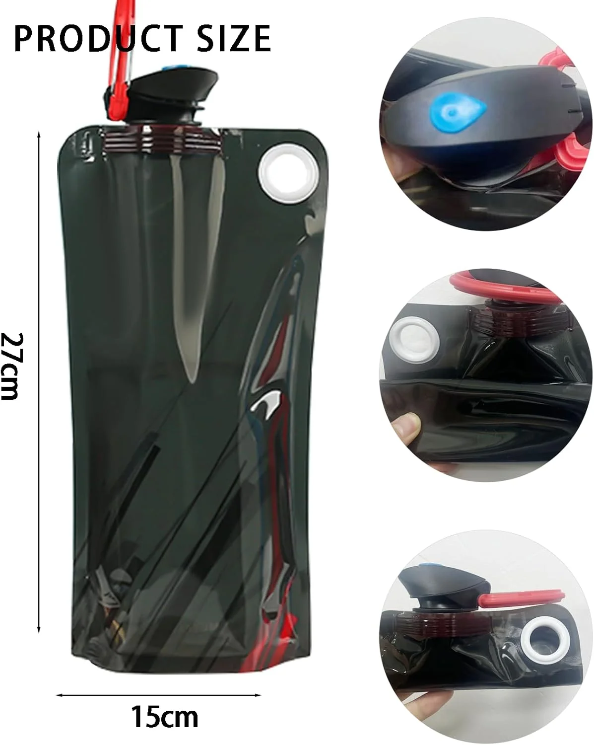 بسته 2 عددی بطری تاشو نوشیدنی، 1 لیتری، لوازم جانبی جشنواره، بطری نوشیدنی تاشو با کارابین، بدون BPA، کیسه نوشیدنی، جشنواره، بطری آب تاشو، لوازم جانبی پیاده روی بسته 2 عددی بطری تاشو نوشیدنی، 1 لیتری، لوازم جانبی جشنواره، بطری نوشیدنی تاشو با کارابین، بدون BPA، کیسه نوشیدنی، جشنواره، بطری آب تاشو، لوازم جانبی پیاده روی