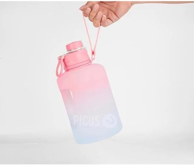 بطری آب بزرگ 2.2 لیتری با نشانگر زمان – بدون BPA، ضد نشت، بطری ورزشی قابل استفاده مجدد برای باشگاه، تناسب اندام و انگیزه و قمقمه آب بادوام برای مردان و زنان (گرادیان صورتی-آبی، 2.2 لیتر) بطری آب بزرگ 2.2 لیتری با نشانگر زمان – بدون BPA، ضد نشت، بطری ورزشی قابل استفاده مجدد برای باشگاه، تناسب اندام و انگیزه و قمقمه آب بادوام برای مردان و زنان (گرادیان صورتی-آبی، 2.2 لیتر)