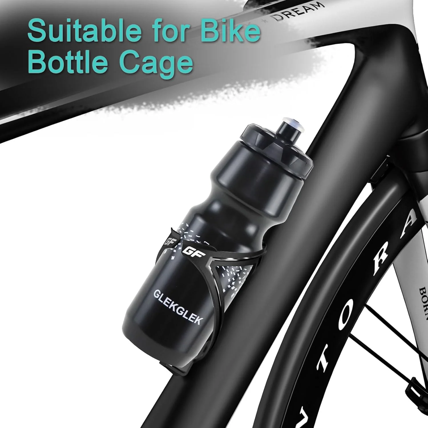 بطری آب دوچرخه سواری 750 میلی لیتر، سبک وزن با شیر فشاری، مناسب ورزش و فضای باز، بسته 2 عددی (مشکی و مشکی) بطری آب دوچرخه سواری 750 میلی لیتر، سبک وزن با شیر فشاری، مناسب ورزش و فضای باز، بسته 2 عددی (مشکی و مشکی)