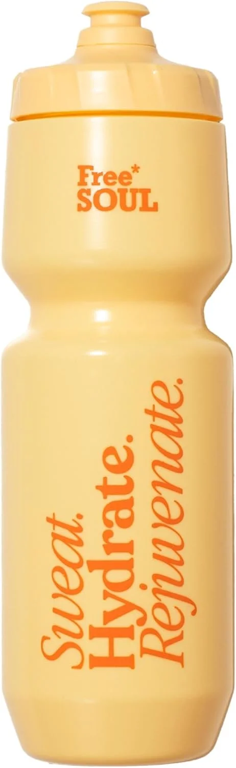 بطری آب 700 میلی لیتری فری سول، بطری آب ورزشی سبک و قابل حمل ایده آل برای دویدن یا دوچرخه سواری، مناسب باشگاه و فضای باز، قابل شستشو در ماشین ظرفشویی، بدون BPA