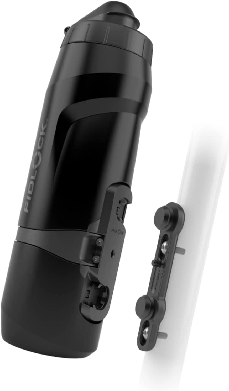 بطری آب فیدلاک مدل 09653 (مشکی) مناسب بزرگسال، بطری 800 میلی لیتری مشکی به همراه پایه دوچرخه، 800 میلی لیتر ساخت اتحادیه اروپا