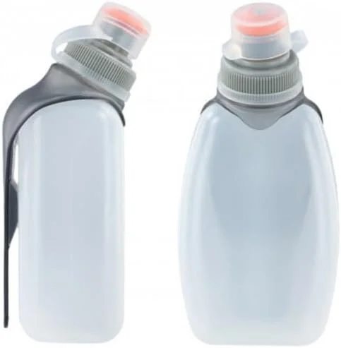 بطری آب 250 میلی لیتری مخصوص دویدن، بطری آب 250 میلی لیتری مخصوص پیاده روی با گیره آویز، بطری آب تخت برای دویدن، پیاده روی و تناسب اندام