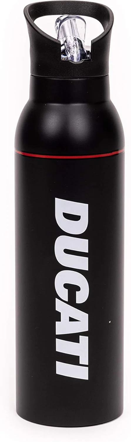 بطری آب کاربردی شهری دوکاتی برای زمستان و تابستان - مشکی متوسط