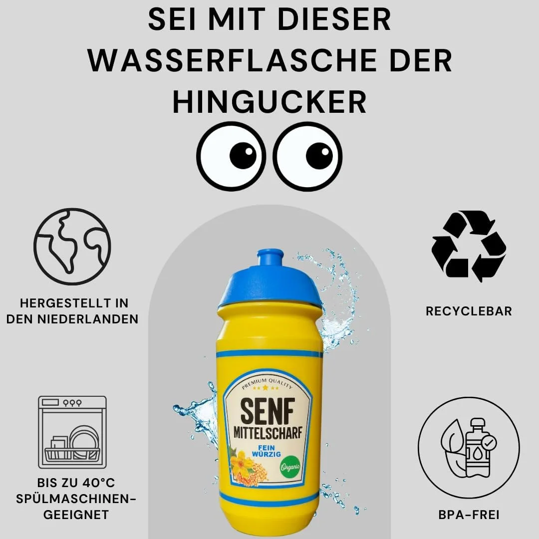 بطری نوشیدنی خردلی 500 میلی لیتر، بطری آب بدون BPA برای ورزش، تناسب اندام، اوقات فراغت، فضای باز، دوچرخه سواری، کار، مسافرت، مدرسه، باشگاه، ایده هدیه، لوازم جانبی زیبا و پایدار بطری نوشیدنی خردلی 500 میلی لیتر، بطری آب بدون BPA برای ورزش، تناسب اندام، اوقات فراغت، فضای باز، دوچرخه سواری، کار، مسافرت، مدرسه، باشگاه، ایده هدیه، لوازم جانبی زیبا و پایدار