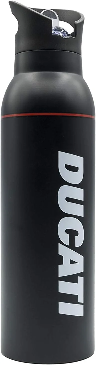 بطری آب کاربردی شهری دوکاتی برای زمستان و تابستان - مشکی متوسط