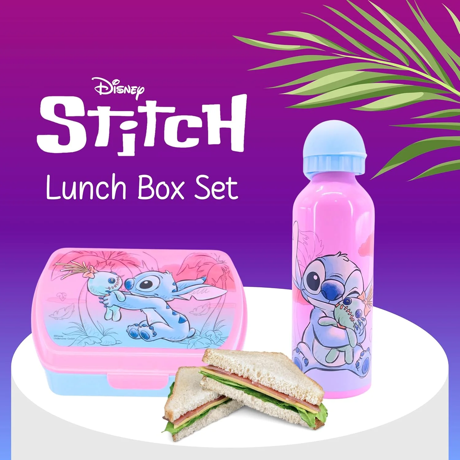 بطری و جعبه ناهار دیزنی استیچ، بطری آب طرح استیچ و اسکرامپ برای دختران، بطری مسافرتی آلومینیومی، ظرفیت 500 میلی لیتر بطری و جعبه ناهار دیزنی استیچ، بطری آب طرح استیچ و اسکرامپ برای دختران، بطری مسافرتی آلومینیومی، ظرفیت 500 میلی لیتر